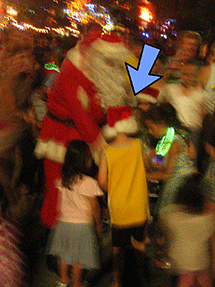 visiting santa on pacific ave